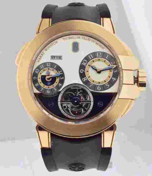 Harry Winston Project Z
                           
                                 Ocean Tourbillon World Time 400-MATTZ45RL-WA