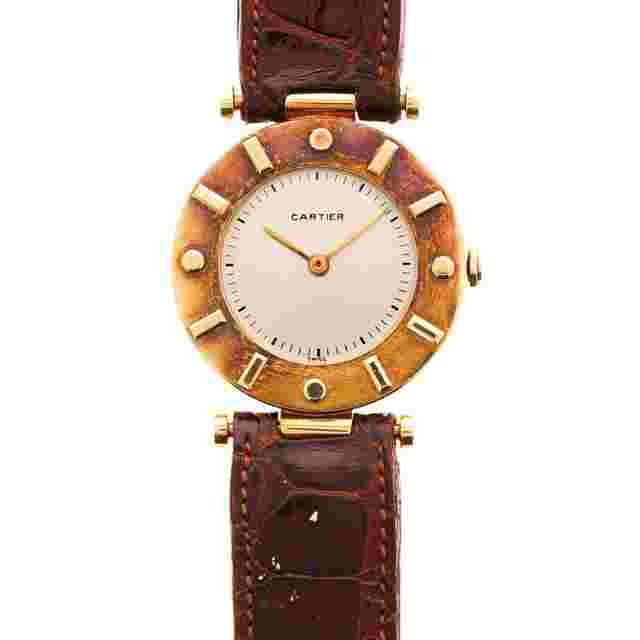 Cartier
                           
                                 Yellow Gold Gouvernail Helm Watch European Watch & Clock