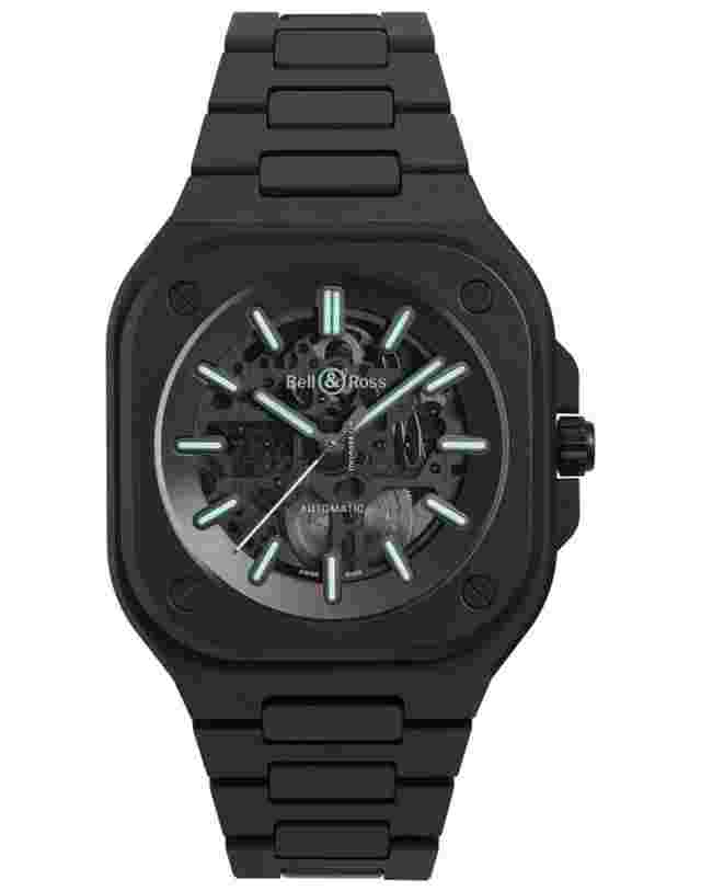Bell & Ross BR 05
                           
                                 Skeleton Black Lum Ceramic NEW UNWORN FULL SET