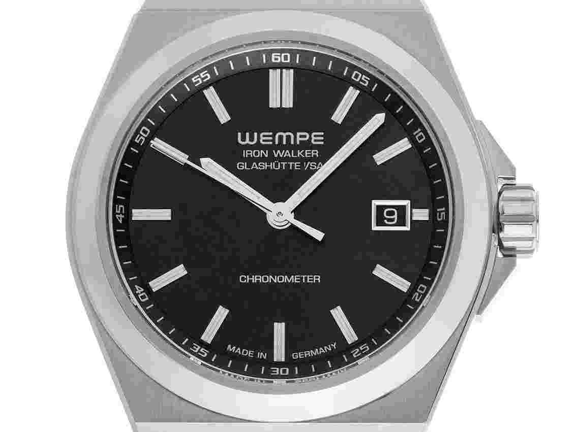 Wempe
                           
                                 Glashütte I/SA Iron Walker Ref.WI100031 2023 Full Set wie Neu