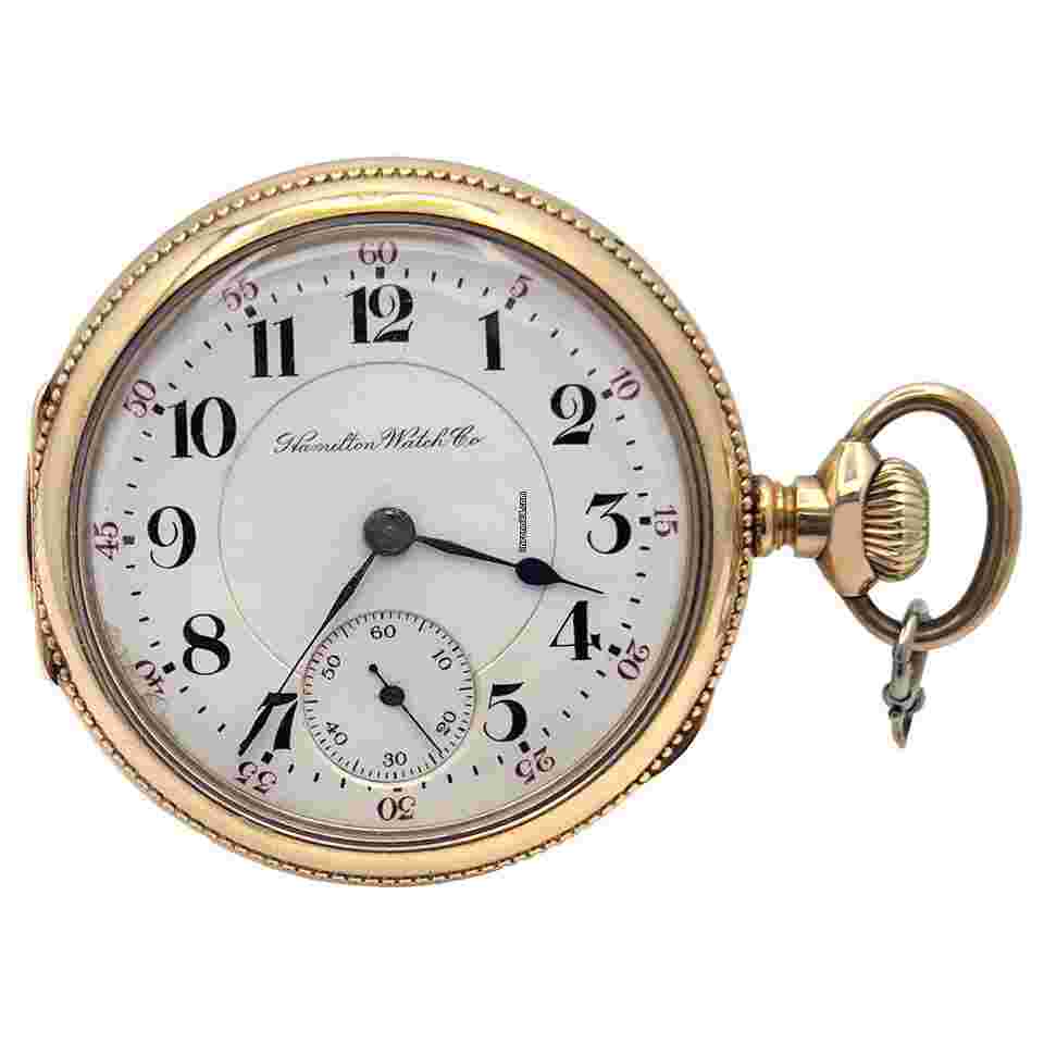 Hamilton
                           
                                 pocket watch Gold Fill 56mm watch