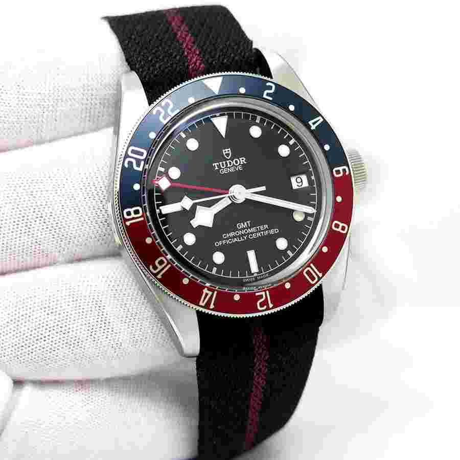 Tudor Black Bay GMT
79830RB Black Bay GMT with Red/Blue Bezel on NATO