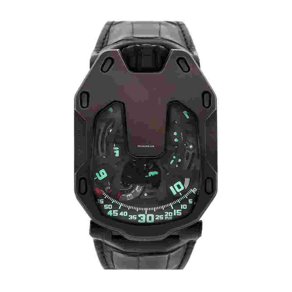 Urwerk UR-105
                           
                                 "The Hour Glass" UR-105 CT MAVERICK BRONZE
