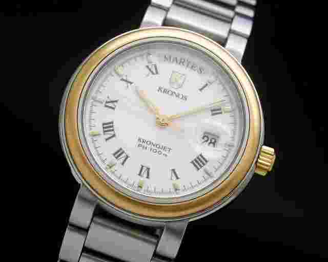 Kronos Kronojet PH 100 New Old Stock RARE ETA 955.132 vintage NOS SERVICED WARRANTY