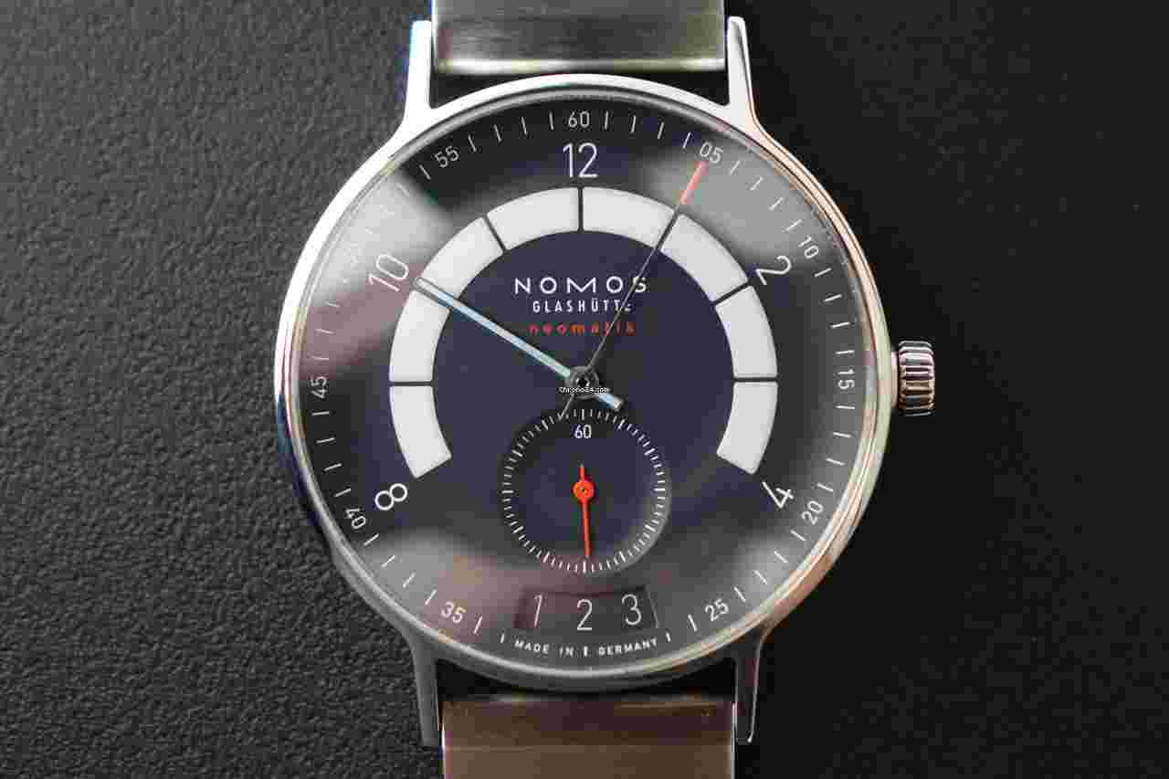 NOMOS Autobahn
                           
                                 Glashutte Nomos Autobahn neomatik 41 date midnight blue 1302 full set