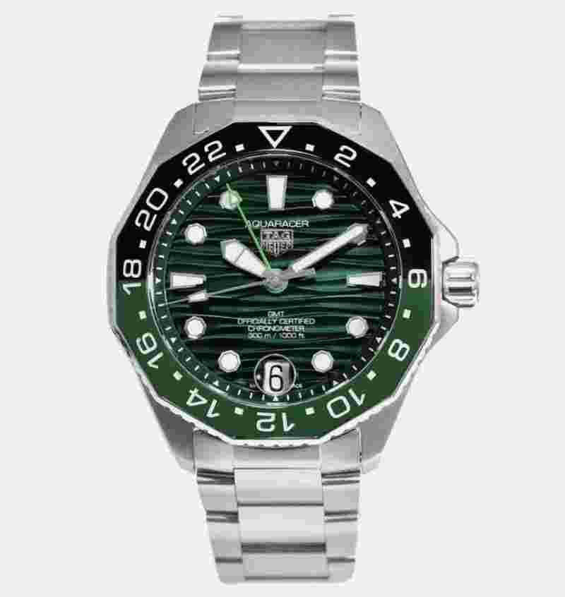 TAG Heuer Aquaracer 300M
                           
                                 Professional 300 Gmt Green Dial 42 mm Men's Watch WBP5115.BA0013
