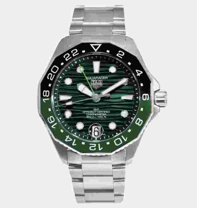 TAG Heuer Aquaracer 300M
                           
                                 Professional 300 Gmt Green Dial 42 mm Men's Watch WBP5115.BA0013