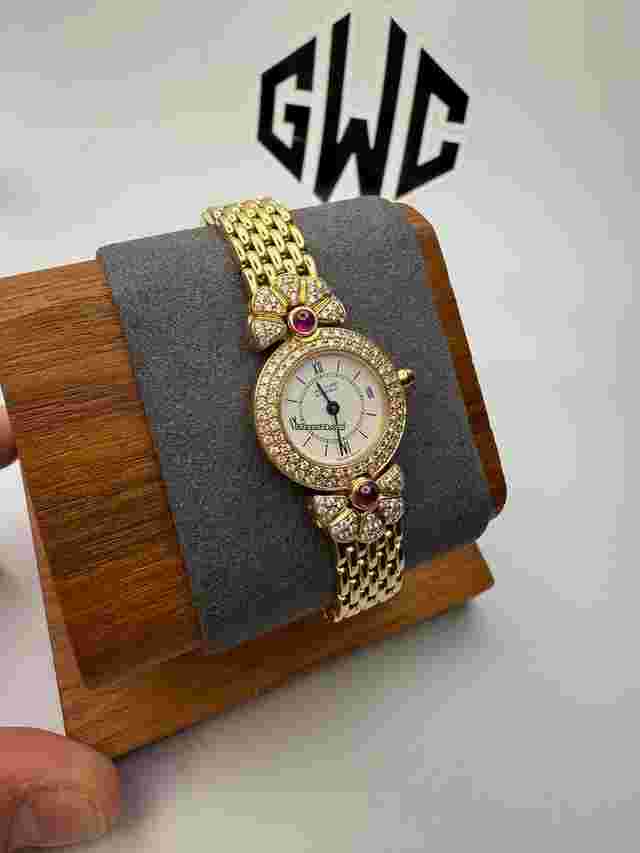 Van Cleef & Arpels
                           
                                 122965B2 Yellow Gold Diamond & Ruby 21mm White Dial Ladies