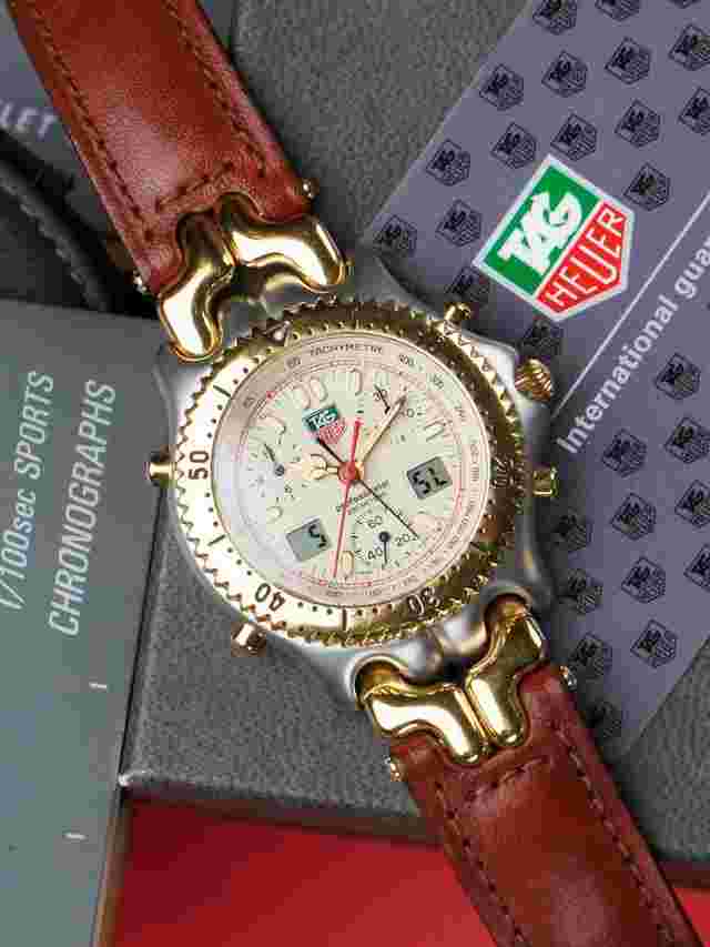 TAG Heuer
                           
                                 S/EL Quartz Chronograph Full Set Ayrton Senna Excellent Condition