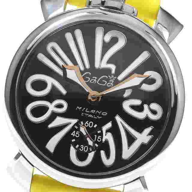 Gaga Milano
                           
                                 5010.06S Manual winding Steel Fair