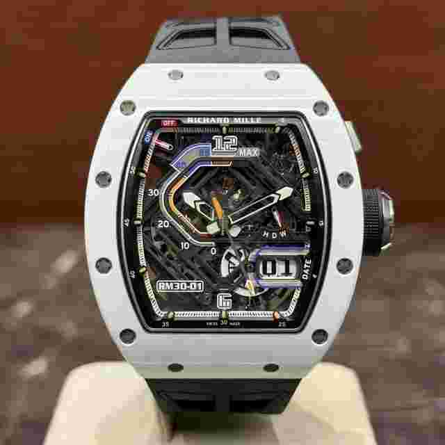 Richard Mille RM 030
                           
                                 RM30-01 White Ceramic NEW 2024
