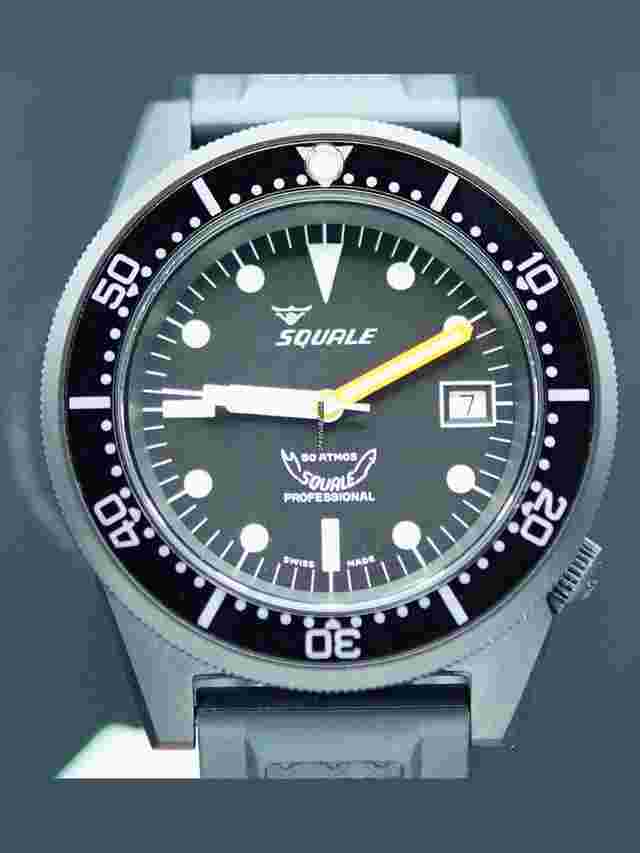 Squale
                           
                                 1521 Pvd Steel Black on Strap 1521PVD.VO