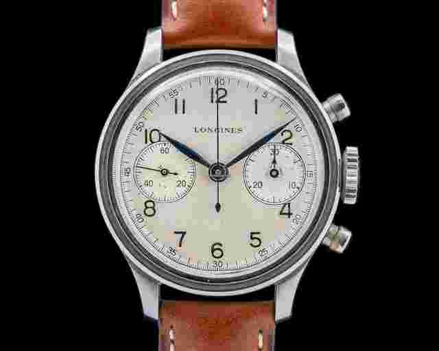 Longines
                           
                                 Rare Vintage 13ZN Chronograph SS Reference 3870