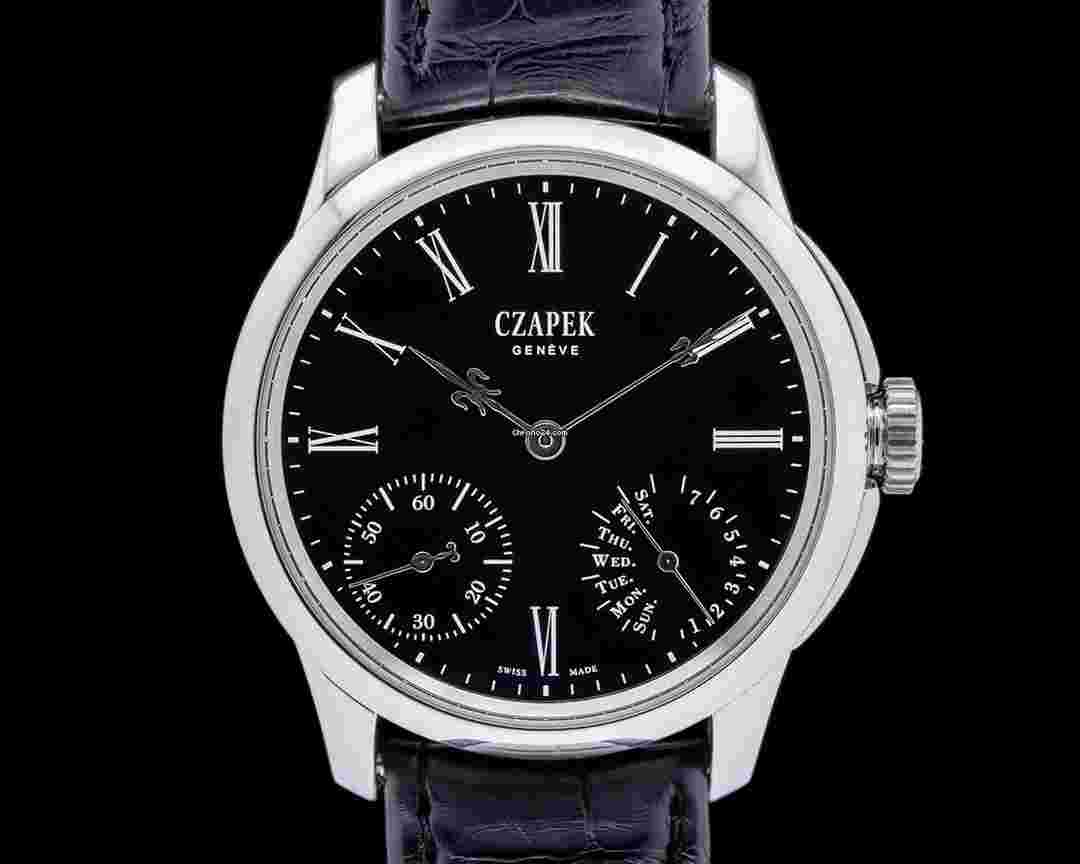 Czapek
                           
                                 Quai des Bergues Black Enamel SS LIMITED