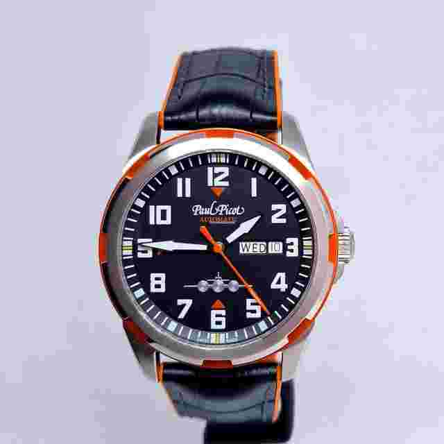 Paul Picot
                           
                                 42mm Black Black P2053.SGO