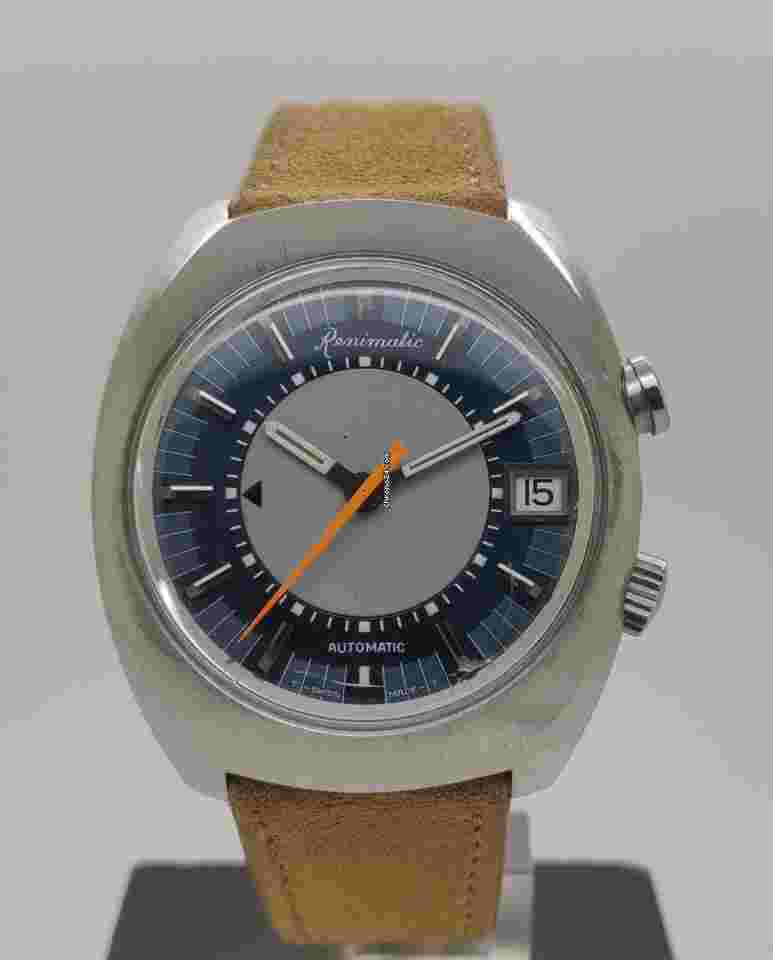 Lemania
Vintage Renimatic Automatic Alarm Watch Cal 2980 Memomatic