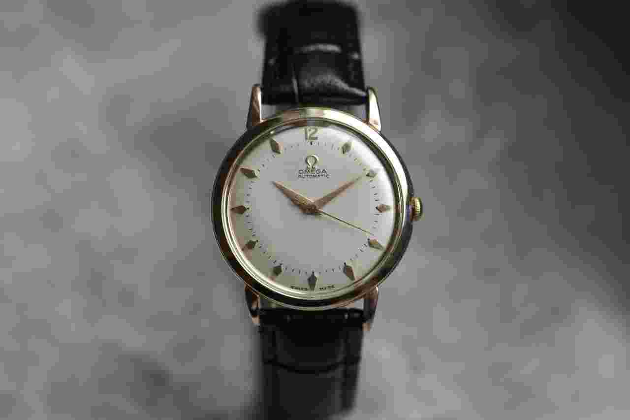 Omega Bumper
                           
                                 Automatic 2446-3 Cal 354 Gold Plated Vintage Circa 1953 | Serviced | Polished | Box