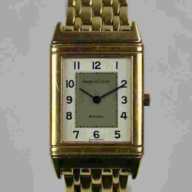 Jaeger-LeCoultre Reverso
                           
                                 140.105.1, Jaeger Le-Coultre Reverso, Very Rare 18k bracelet Full gold