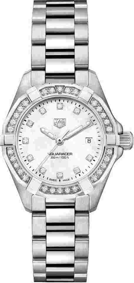 TAG Heuer Aquaracer Lady
                           
                                 NEW TAG HEUER AQUARACER WBD1415.BA0741 DIAMOND MOTHER PEARL LUXURY LADIES WATCH