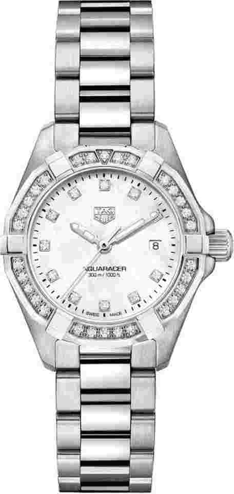 TAG Heuer Aquaracer Lady
                           
                                 NEW TAG HEUER AQUARACER WBD1415.BA0741 DIAMOND MOTHER PEARL LUXURY LADIES WATCH