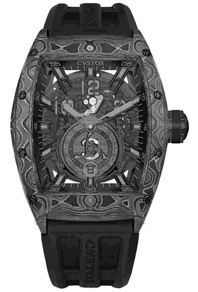 Cvstos
                           
                                 Jetliner PS 5N Carbon / Black Carbon 41mm Rubber Men’s Watch C00103.4172001