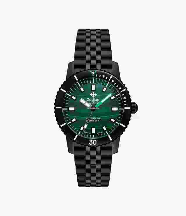 Zodiac
                           
                                 ZO9314 Compression Diver Black PVD Steel 40 mm Automatic Men's Watch