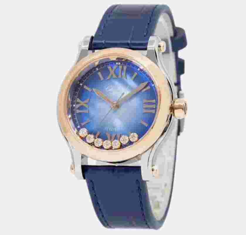 Chopard Happy Sport
                           
                                 Diamonds Rose Gold Automatic Blue 36 mm 278578-6003