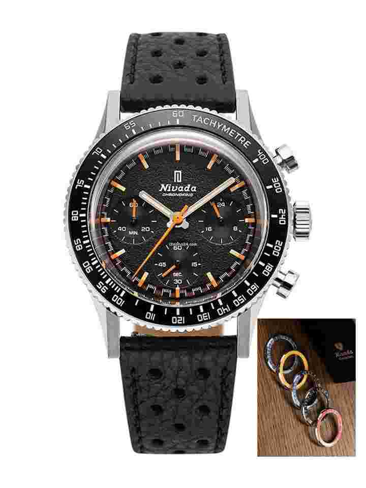 Nivada
                           
                                 Chronoking Mecaquartz Tachymeter Interchangeable Bezel Kit