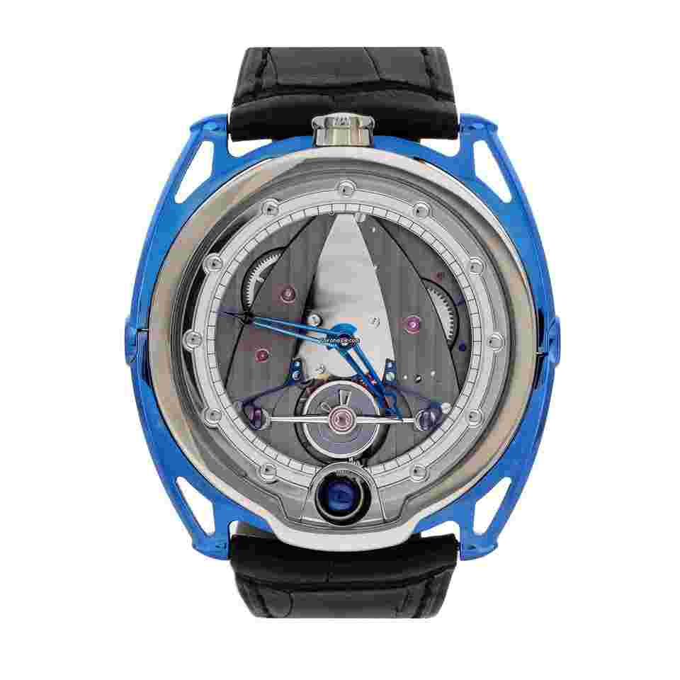 De Bethune DB28
                           
                                 Titanium Blue Skeleton dial 45mm DB28TIS5C6BS Full set