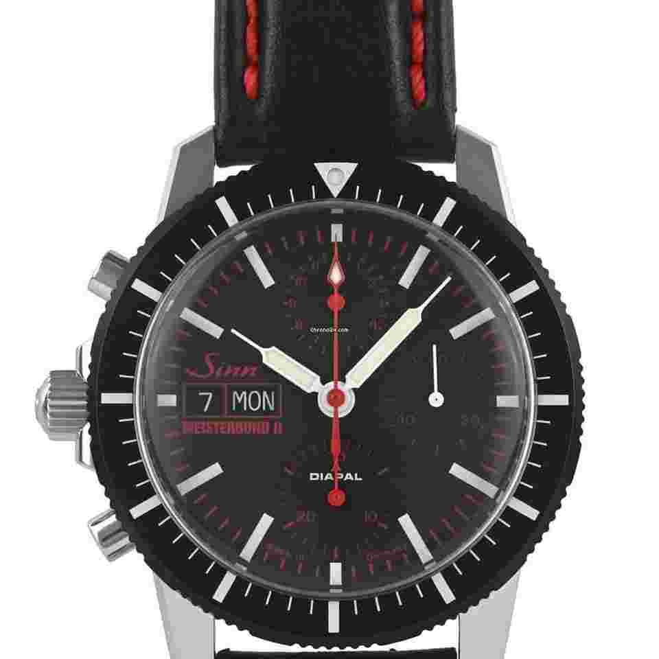 Sinn 103
                           
                                 MEISTERBUNDII Limited Steel Chronograph Day-Date Black 41mm/Box&Papers 103.MEISTERBUNDII