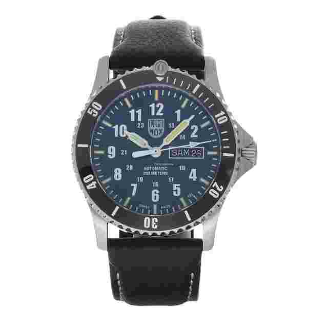 Luminox
                           
                                 XS.ZI21 Sport Timer 42 mm Steel Blue Dial Leather Automatic Wrist Watch