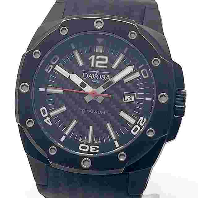 Davosa Titanium (revisioned & almost new) Titanium CARBON EDITION XXL 46mm Automatic QIII