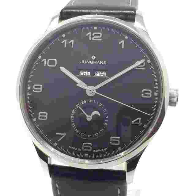 Junghans Attaché (like new & unworn) Attache Triple Date Calendar Moonphase Full-Set 027/4772.00 QQQQ