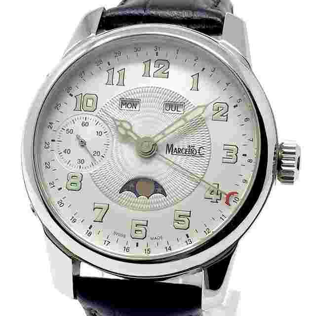 Marcello C. (like new & unworn) Triple Date Calendar UNITAS 6497 Moonphase 3281 QQQQ