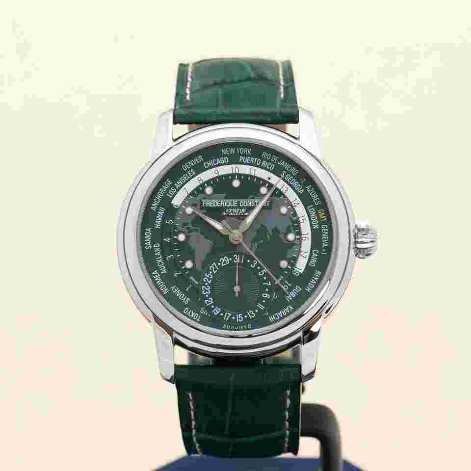 Frederique Constant Manufacture Worldtimer
                           
                                 Green Edition
