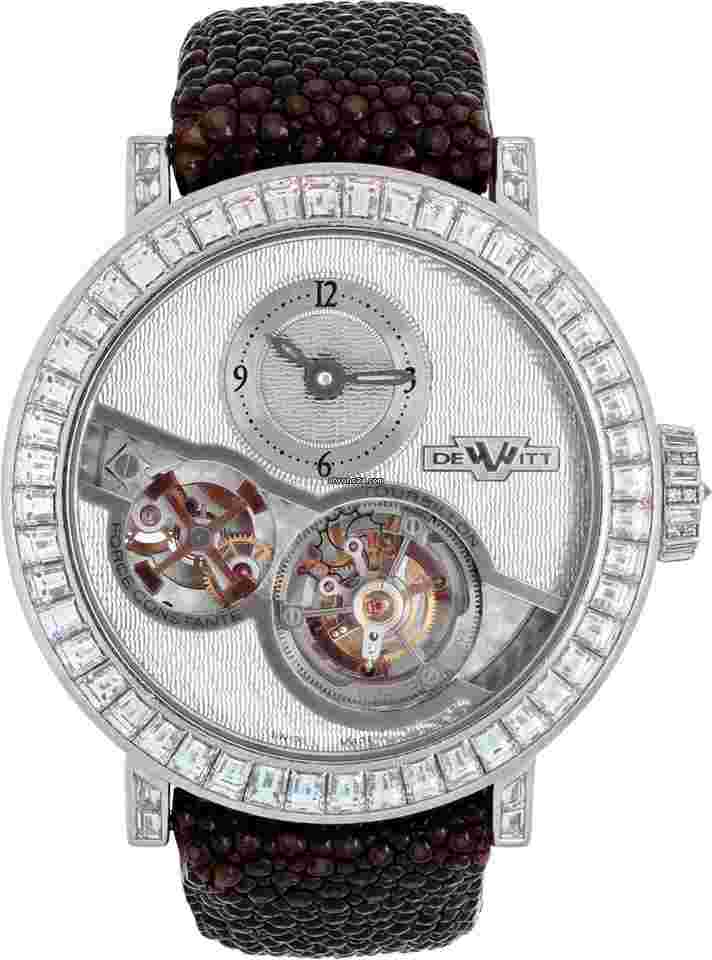 Dewitt
Tourbillon 8300.48/02.m120 18k White Gold 43mm watch 8300.48/02.M120
