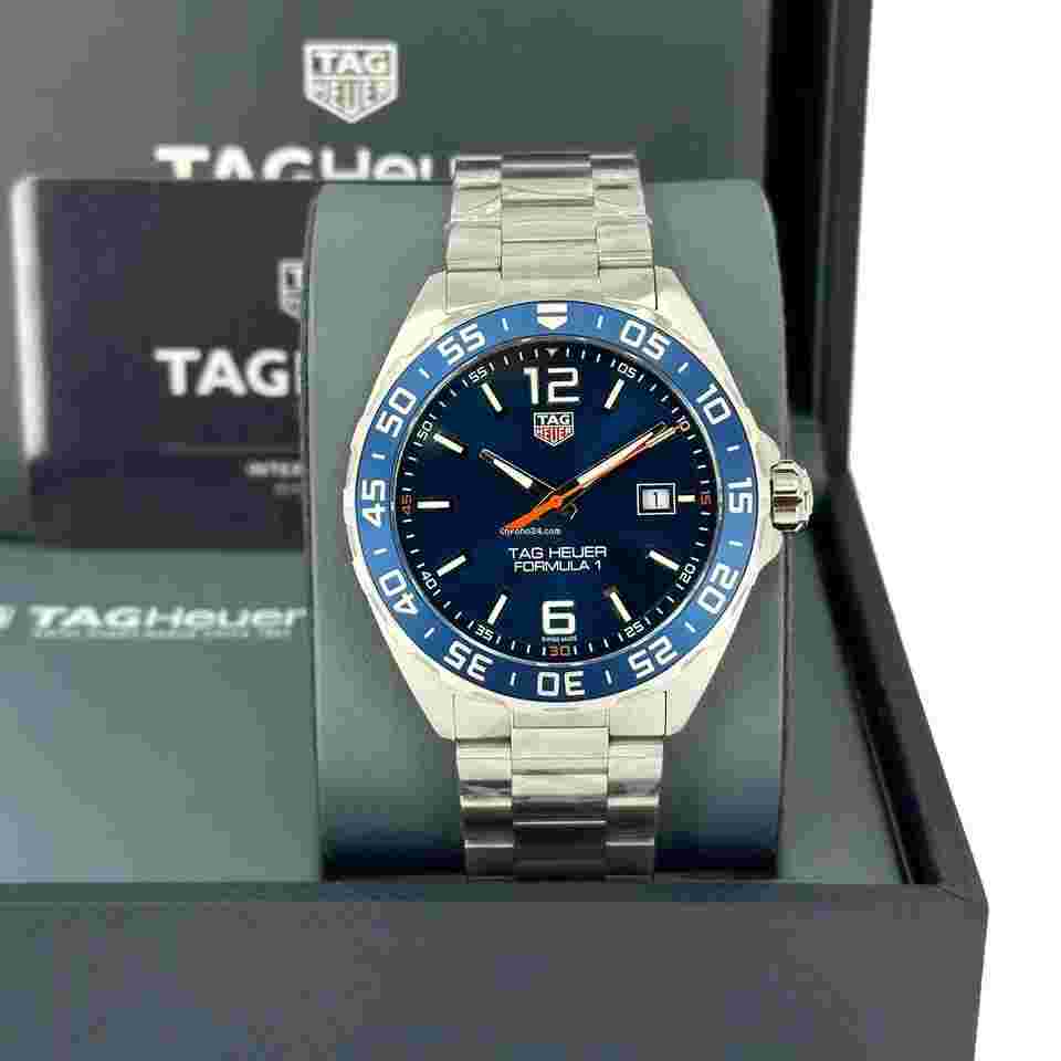 TAG Heuer Formula 1 Quartz
                           
                                 Unworn 2024 Formula 1 Date Steel 43 mm Quartz Ref# WAZ1010.BA0842 box and papers