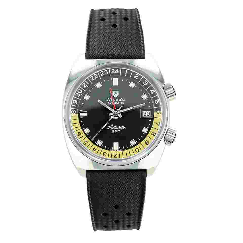 Nivada GRENCHEN ANTARCTIC GMT RUBBER BLACK