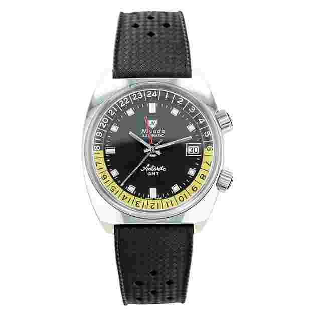 Nivada GRENCHEN ANTARCTIC GMT RUBBER BLACK