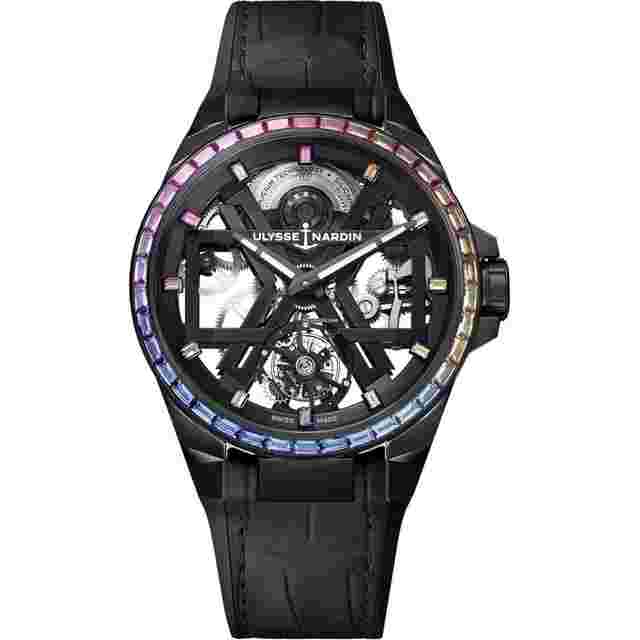 Ulysse Nardin
                           
                                 2025 New Blast Tourbillon Rainbow Black Dial Titanium 45 mm