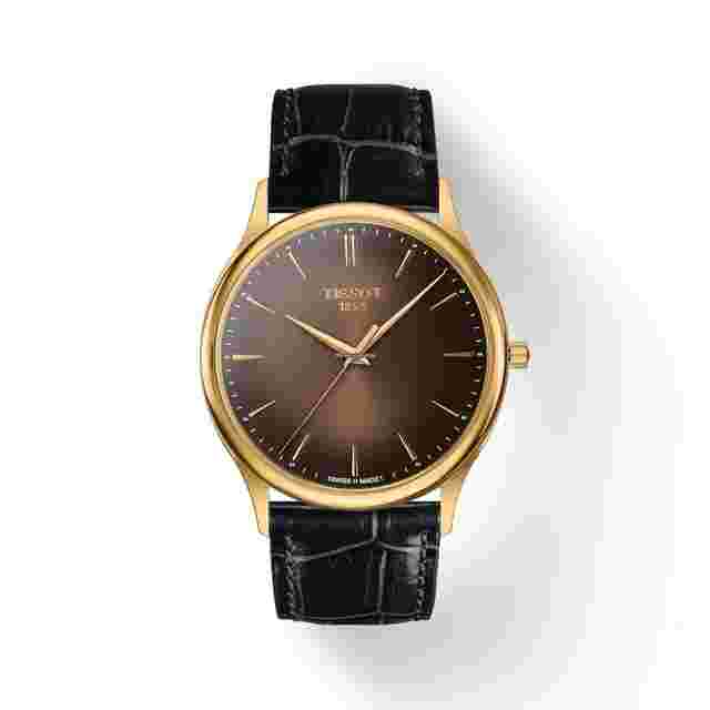 Tissot
                           
                                 T-gold Excellence 18k Gold Quartz T9264101629100
