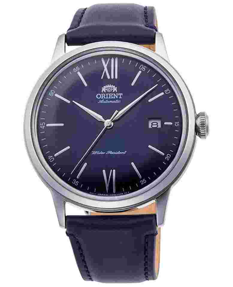 Orient Bambino
RA-AC0021L automatic men's watch 40.5mm blue dial leather band Hand-hacking