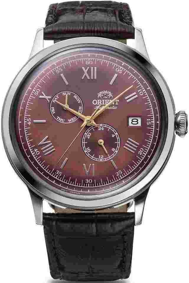 Orient Bambino
                           
                                 RA-AK0705R 40.5mm 30m WR automatic men’s watch leather band (hand-winding