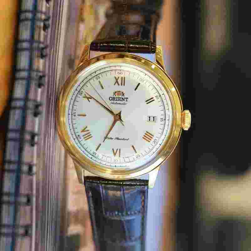 Orient Bambino
FAC00007W 40.5mm Orient automatic men's watch leather band