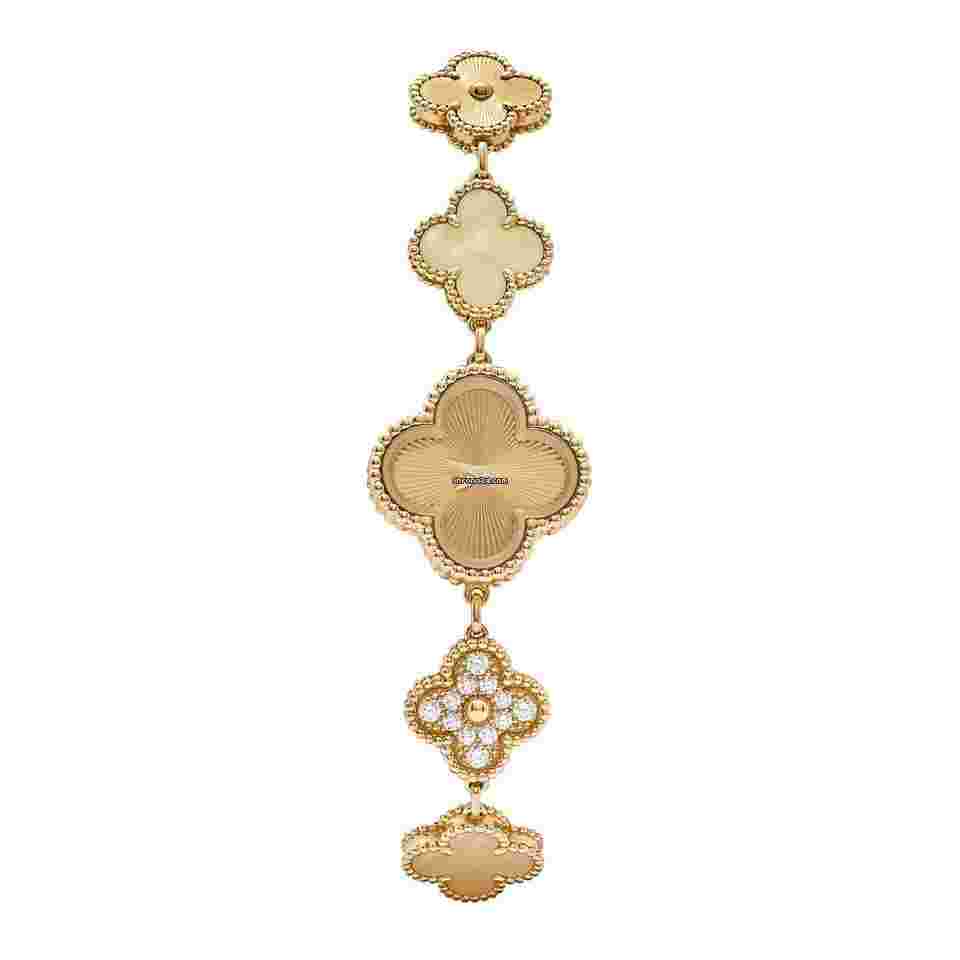 Van Cleef & Arpels Alhambra
                           
                                 and Arpels Sweet Alhambra VCARO8WW00 Diamond Mother-of-pearl Watch (2023)