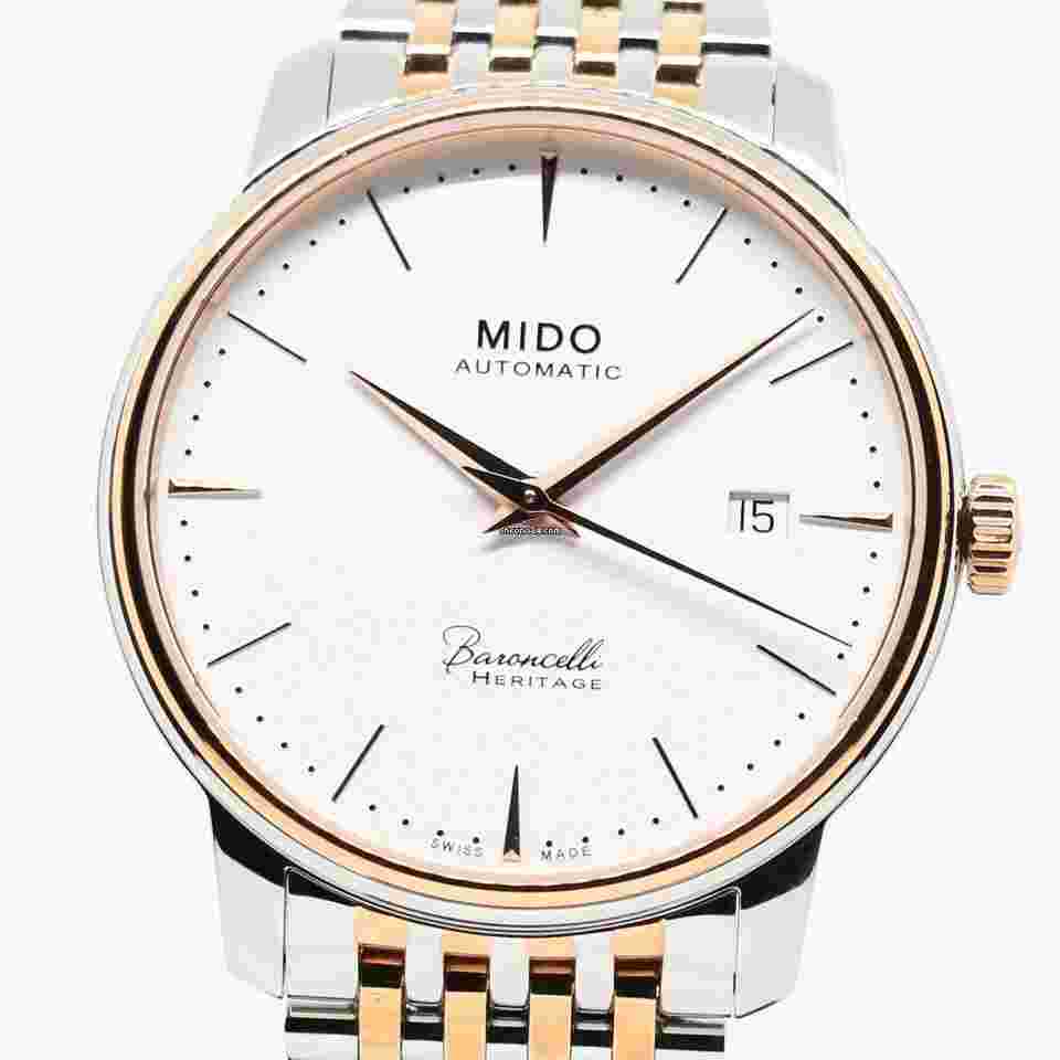 Mido Baroncelli
                           
                                 Heritage 39mm M027.407.22.011.00 Nuovo