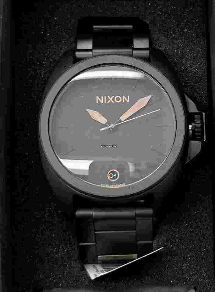 Nixon
                           
                                 Anthem Matte Black Stainless Steel Men's Swiss Quartz Watch A396957