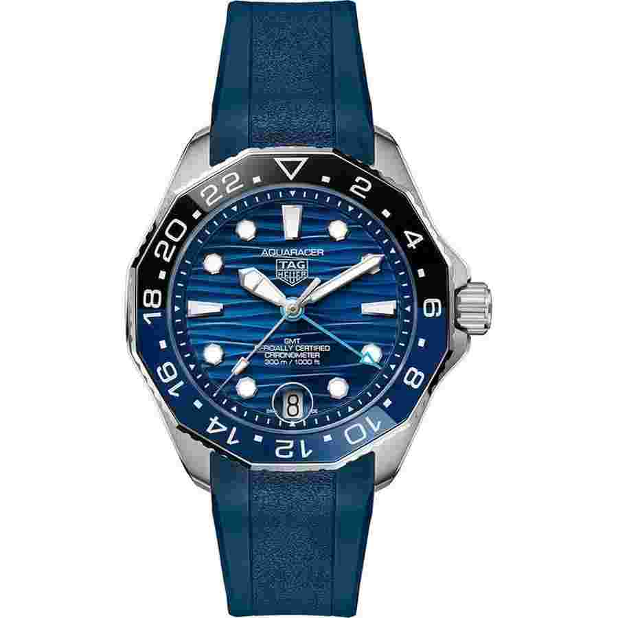 TAG Heuer Aquaracer 300M
                           
                                 Professional GMT 300 WBP5114.FT6259 42mm Stainless Steel With Blue Rubber Watch Blue Dial 2024