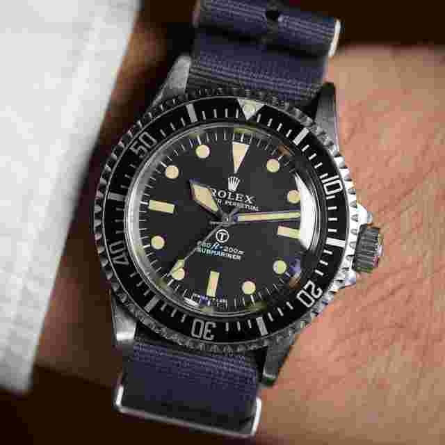 Rolex Submariner
                           
                                 MilSub Submariner Reference 5513 Royal Navy