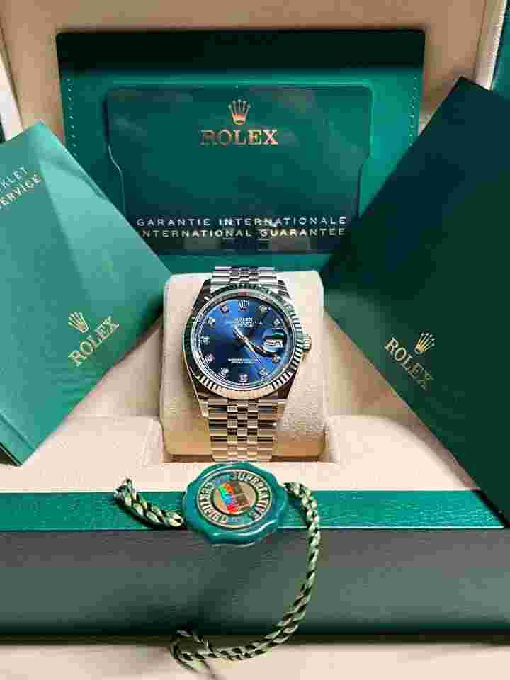 Rolex Datejust 36
Unworn Datejust 36mm Blue Diamond Dial Jubilee Bracelet 126234